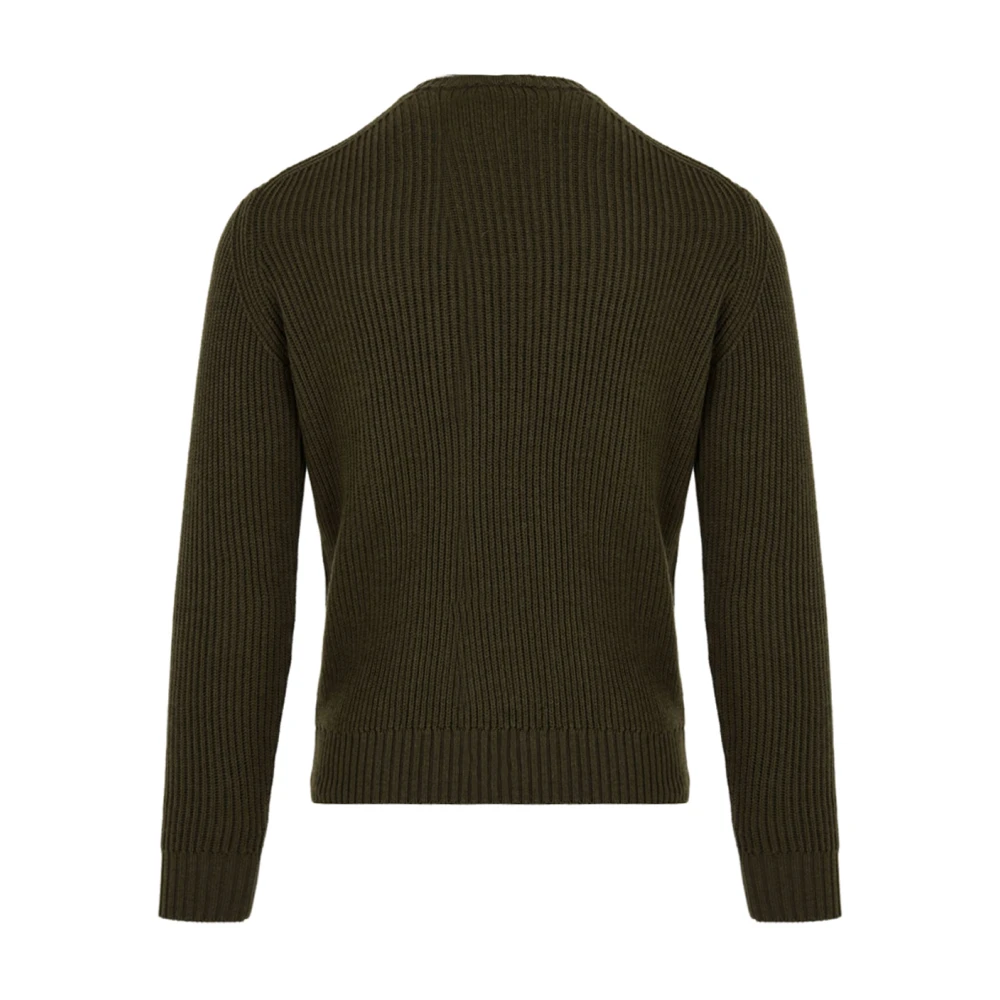 Filippo De Laurentiis Heren Truien Militaire Stijl Green Heren