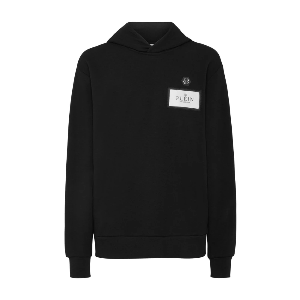 Philipp Plein Stijlvolle hoodie met uniek ontwerp Black Heren