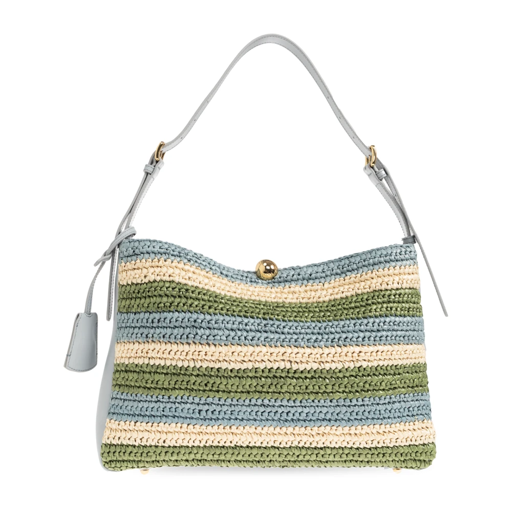 Furla Women's Blue Shoulder Bags, One Size, Sfera Soft Large Shoulder Bag