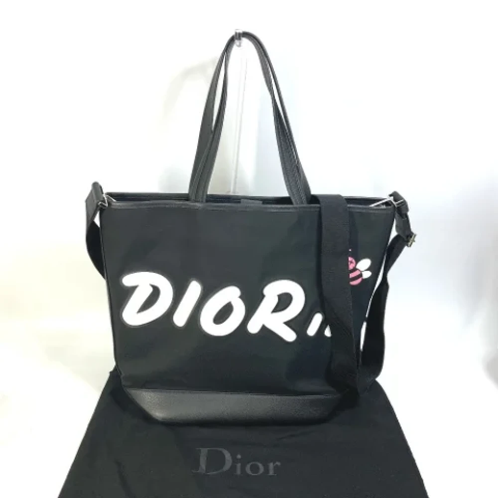 Dior Vintage Pre-owned Fabric dior-bags Black Heren