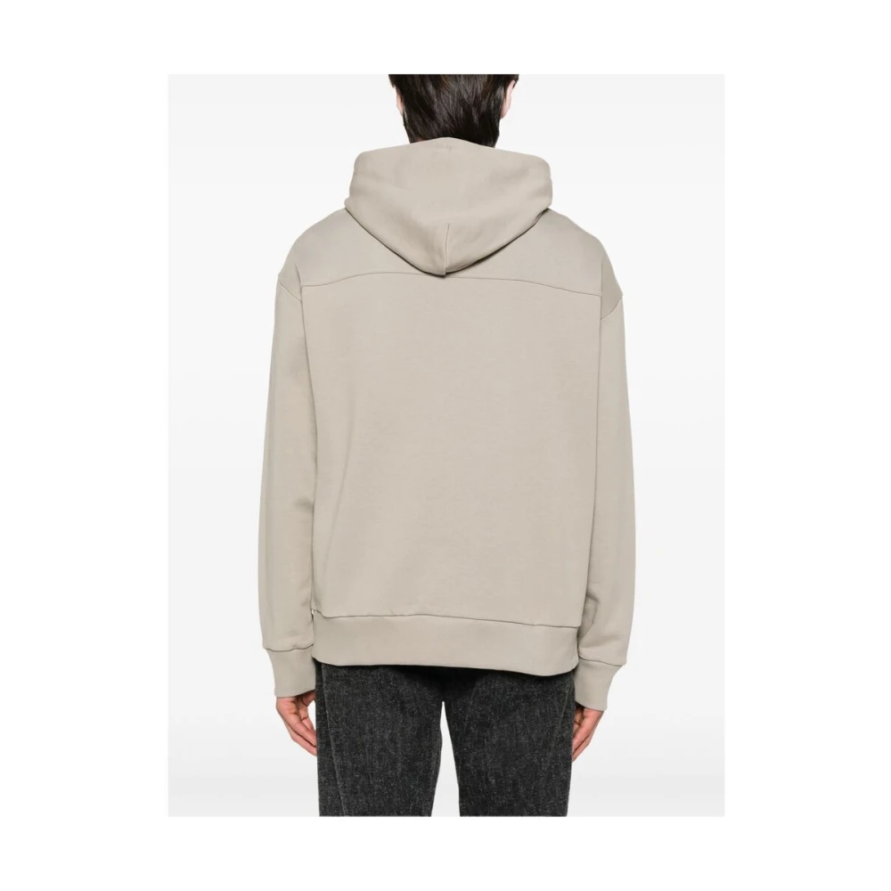 Calvin Klein Taupe Trekkoord Hoodie Sweatshirt Beige Heren
