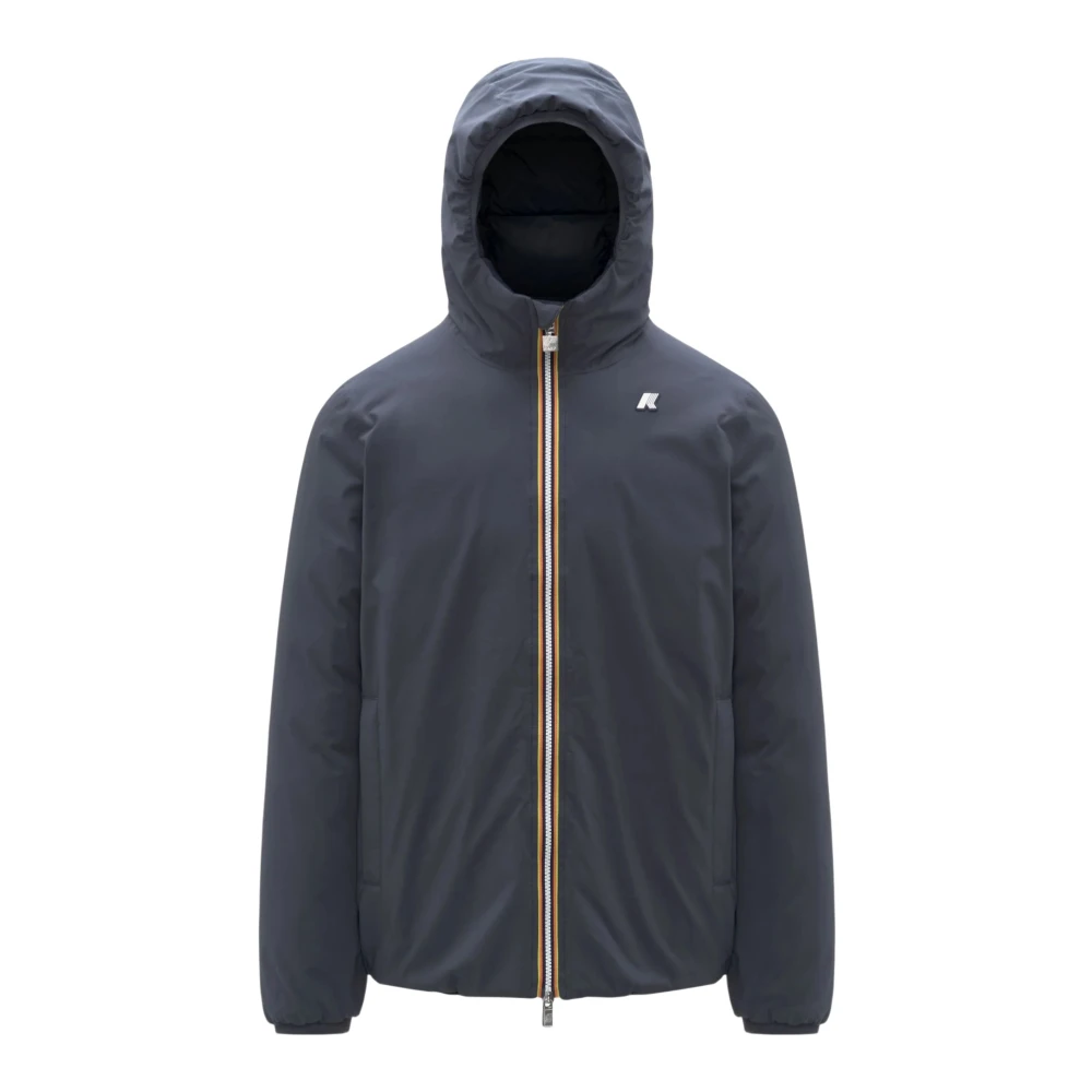 K-Way Men's Blue Jack St Thermo Reversible Jacket - Down Jackets - Xl - Jackets