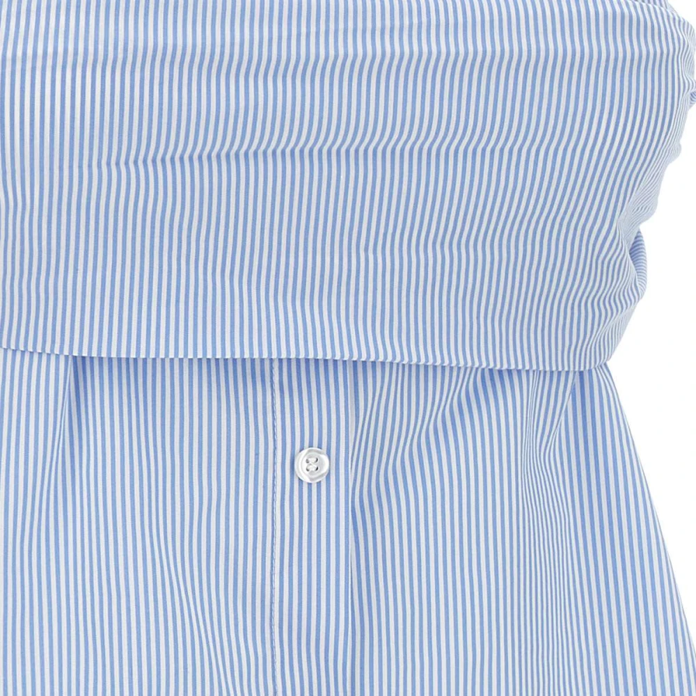 Kaos Gestreepte Katoenmix Top Italië Blue Dames