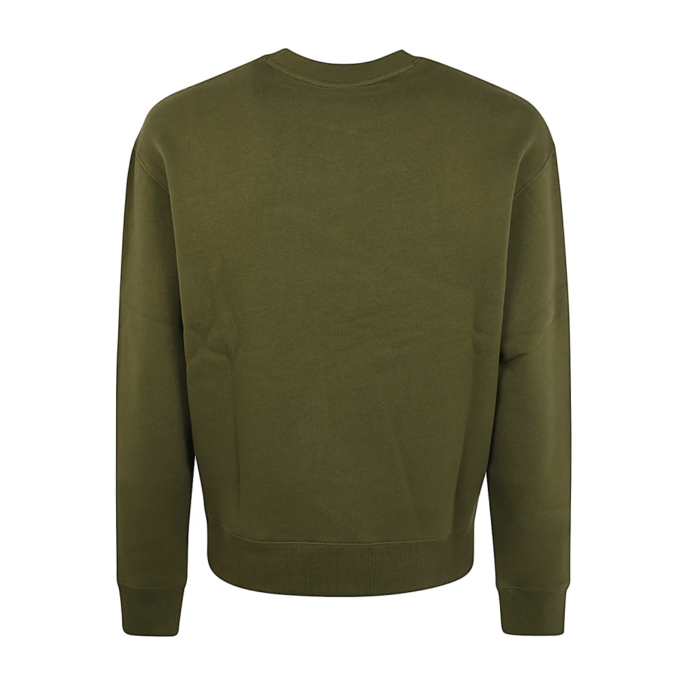 Maison Kitsuné Vossenkop Patch Sweatshirt Green Heren