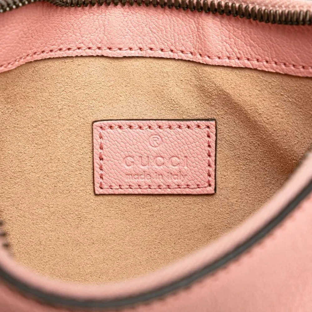 Gucci Vintage Pre-owned Leather gucci-bags Pink Dames
