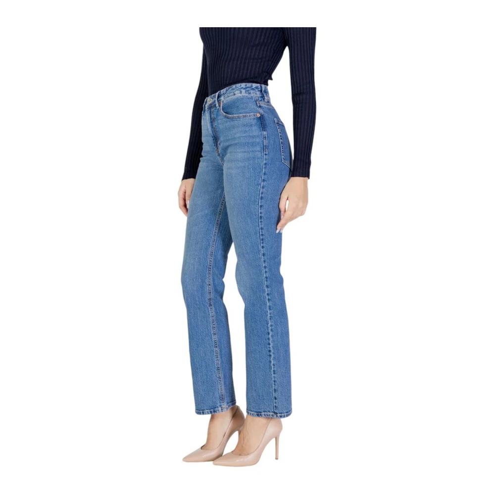 Vero Moda Katoenmix Jeans met Elastaan Blue Dames