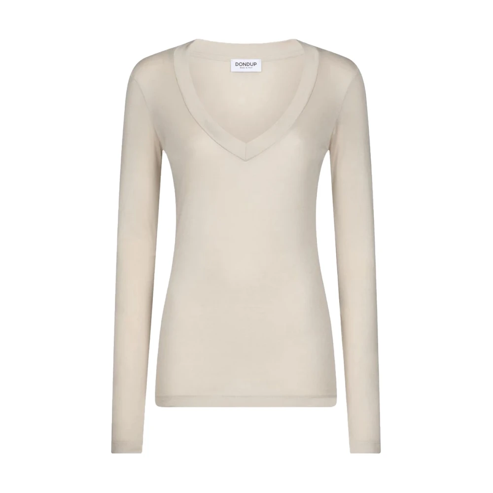 Dondup Donna Bianco - T-Shirt - Tops - S