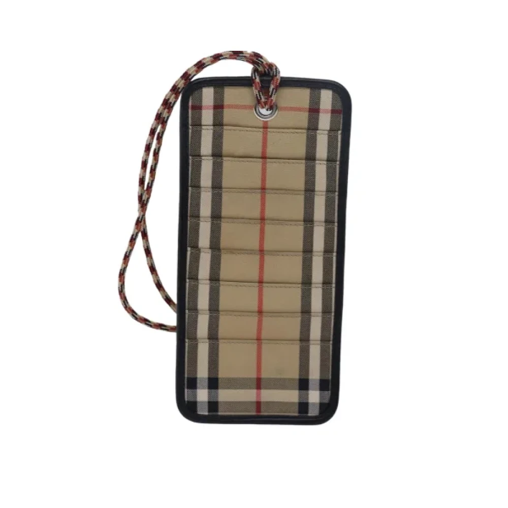 Burberry Vintage Pre-owned Canvas wallets Beige Dames