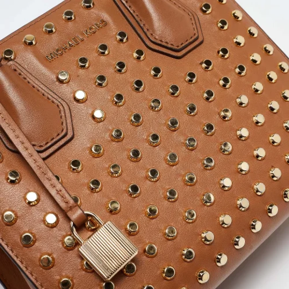 Michael Kors Pre-owned Leather totes Brown Dames