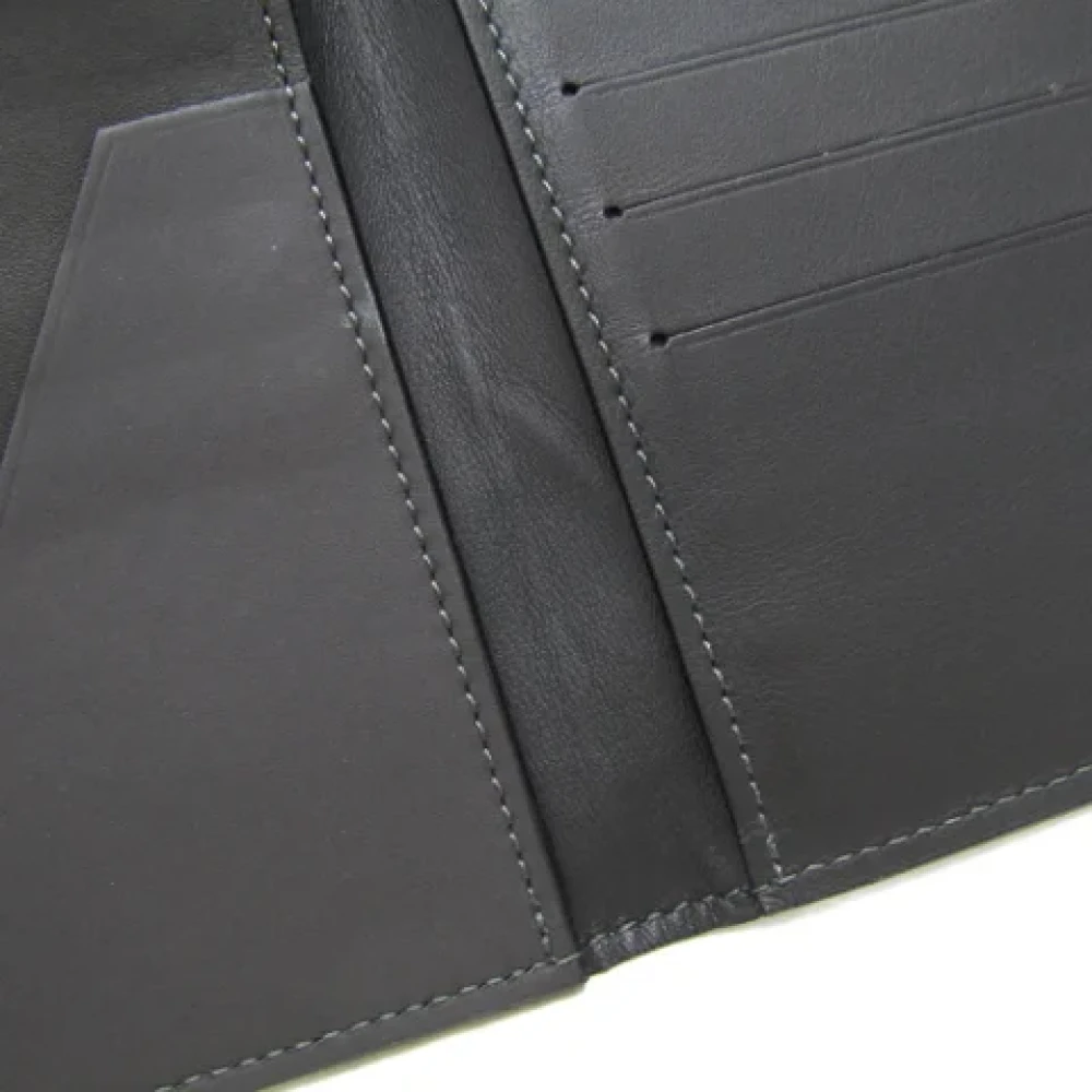 Louis Vuitton Vintage Pre-owned Leather wallets Black Heren