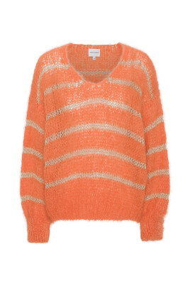 mohair-strik-troje-orange-med-guld