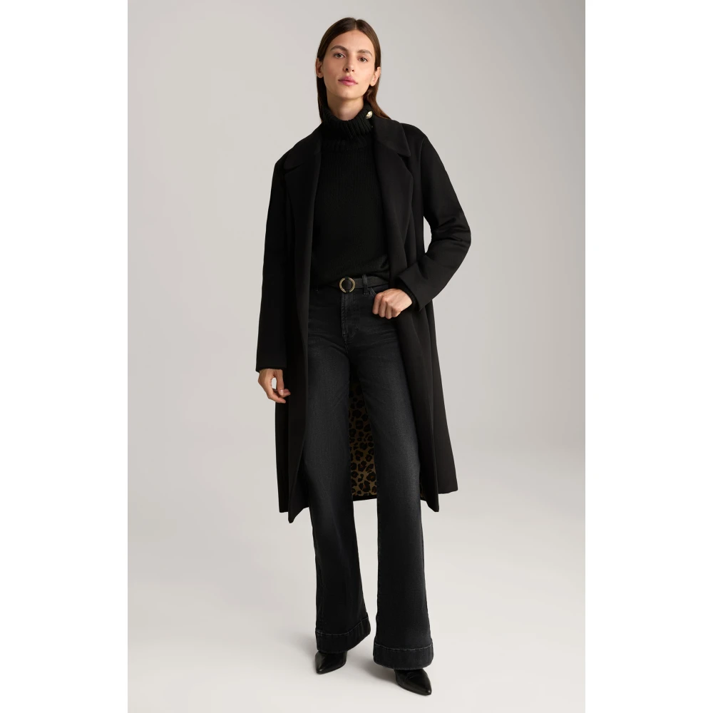 Joop! Stijlvolle dames trui met afneembare kraag Black Dames