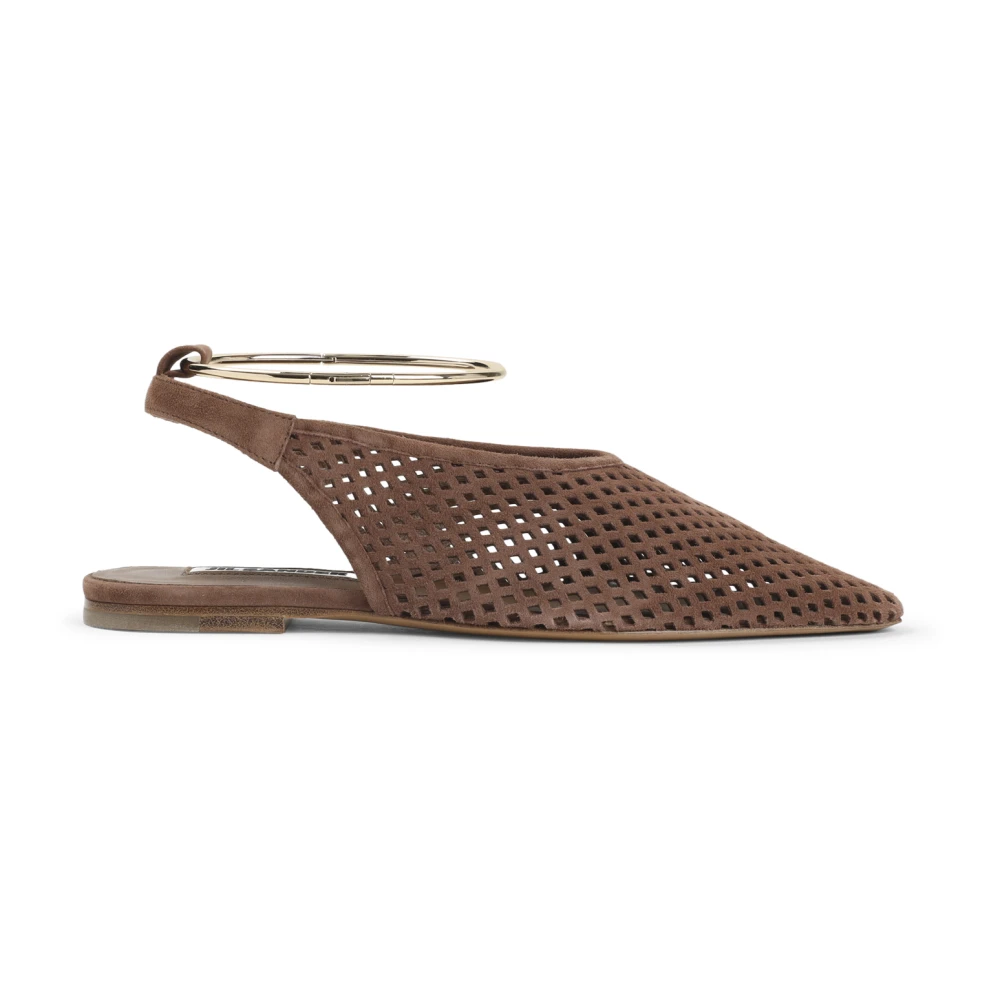 Jil Sander Donna Marrone Scarpe, 38 Eu, New,