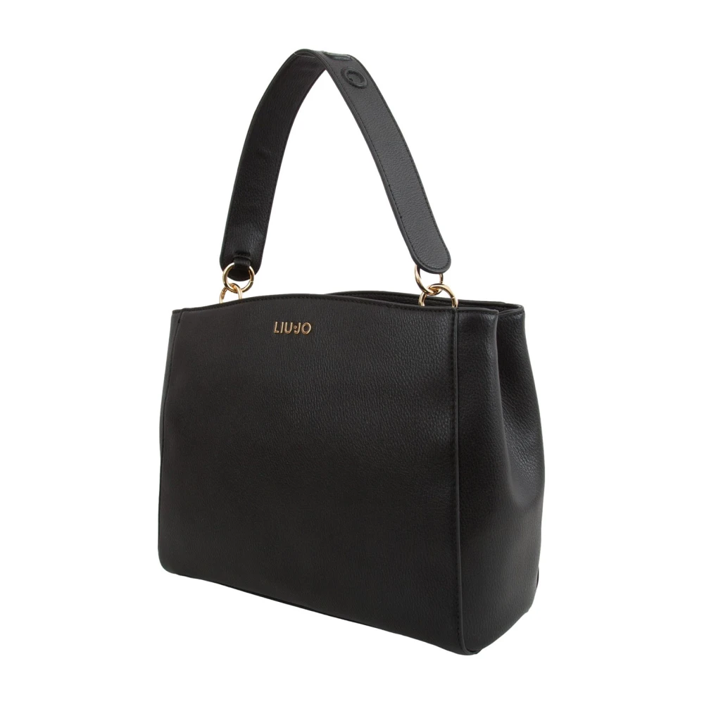 Liu Jo Zwarte Aktetas Elegante Stijl Black Dames