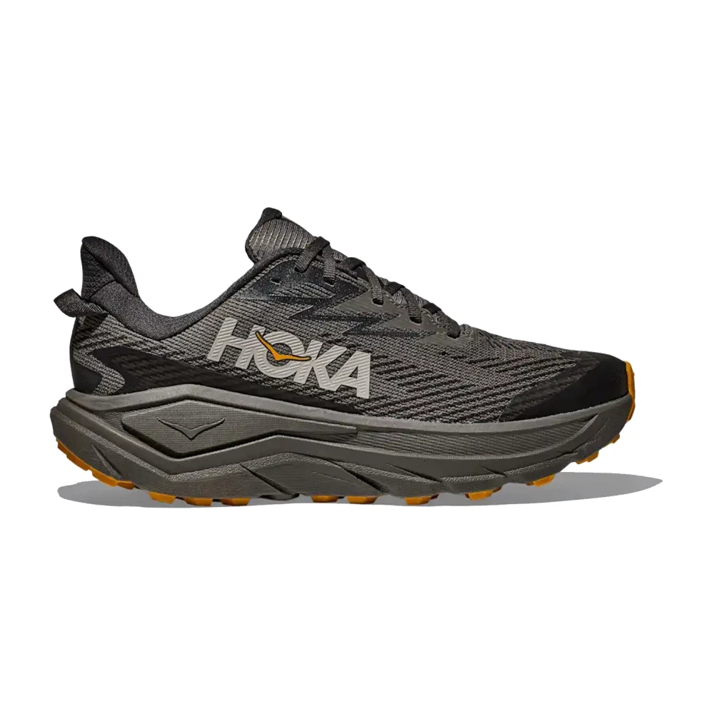 Hoka One One Gray Running Shoes, Male, 9 Uk, Challenger 8 Gore-Tex