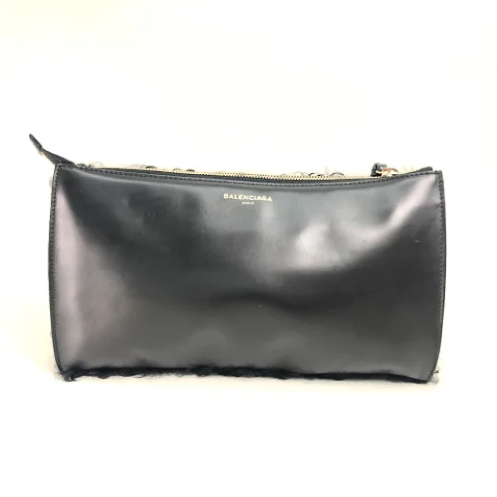 Balenciaga Vintage Pre-owned Fabric clutches Black Dames
