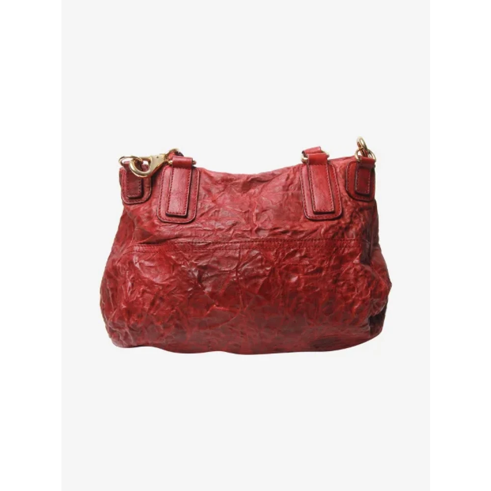 Givenchy Pre-owned Leather handbags Red Dames