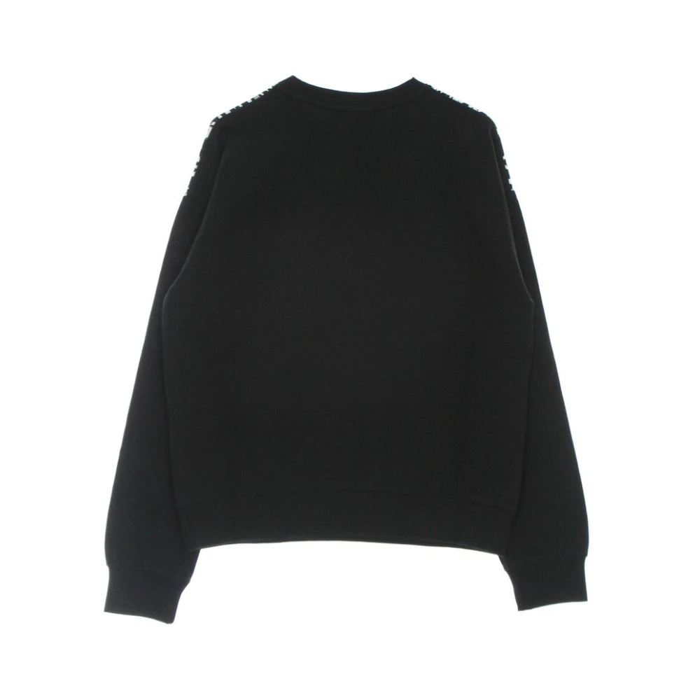 Fila Abstract Zebra Lichtgewicht Crewneck Sweatshirt Black Dames