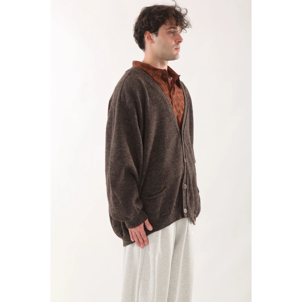 Magliano Oversized Wollen Vest Brown Heren