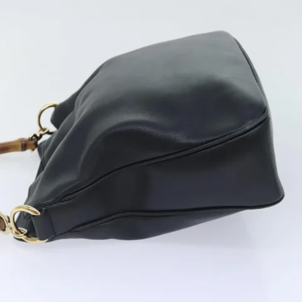 Gucci Vintage Pre-owned Leather handbags Black Dames