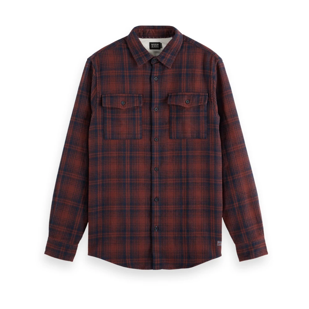 Scotch & Soda Stijlvolle Herenshirt Red Heren