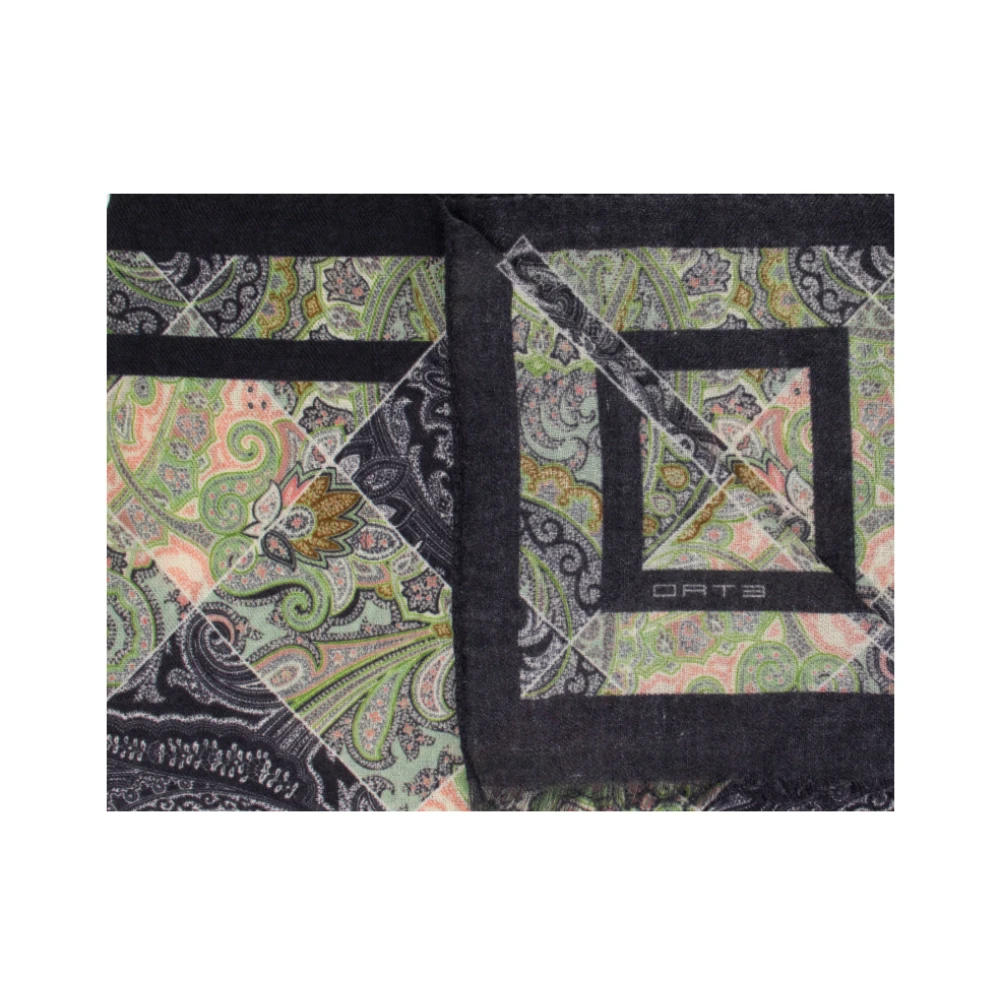 ETRO Paisley Motif Scarf Multicolor Dames