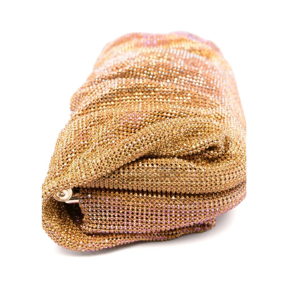 Benedetta Bruzziches Amber Oranje Kristal Clutch Tas Orange Dames