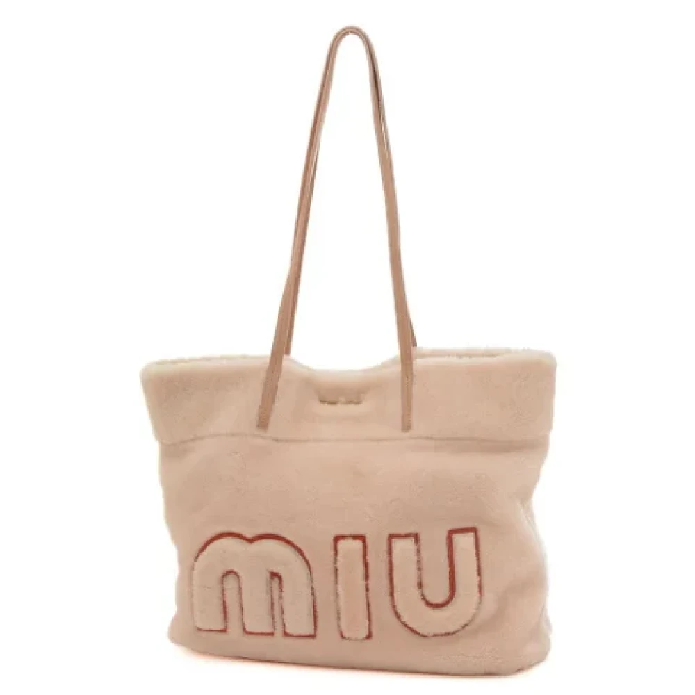 Miu Pre-owned Fabric shoulder-bags Pink Dames