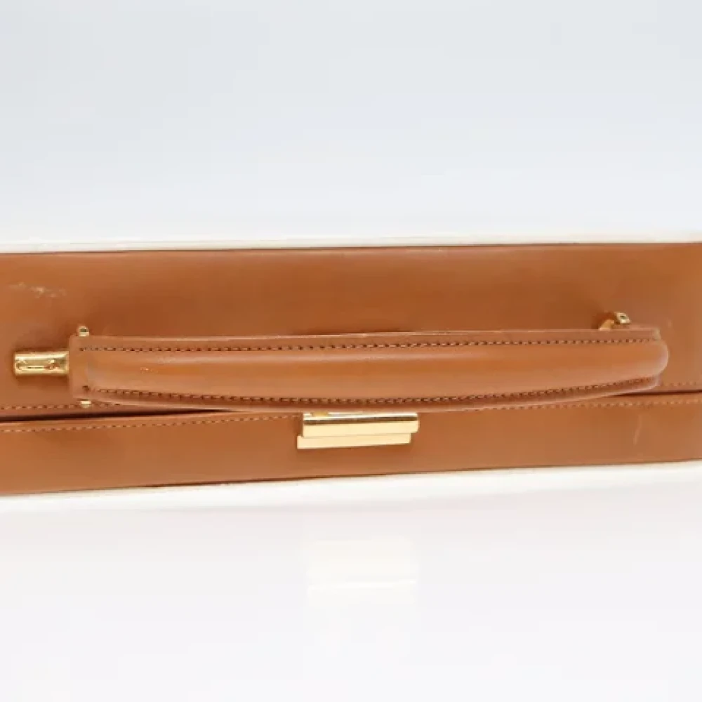 Gucci Vintage Pre-owned Leather gucci-bags White Dames