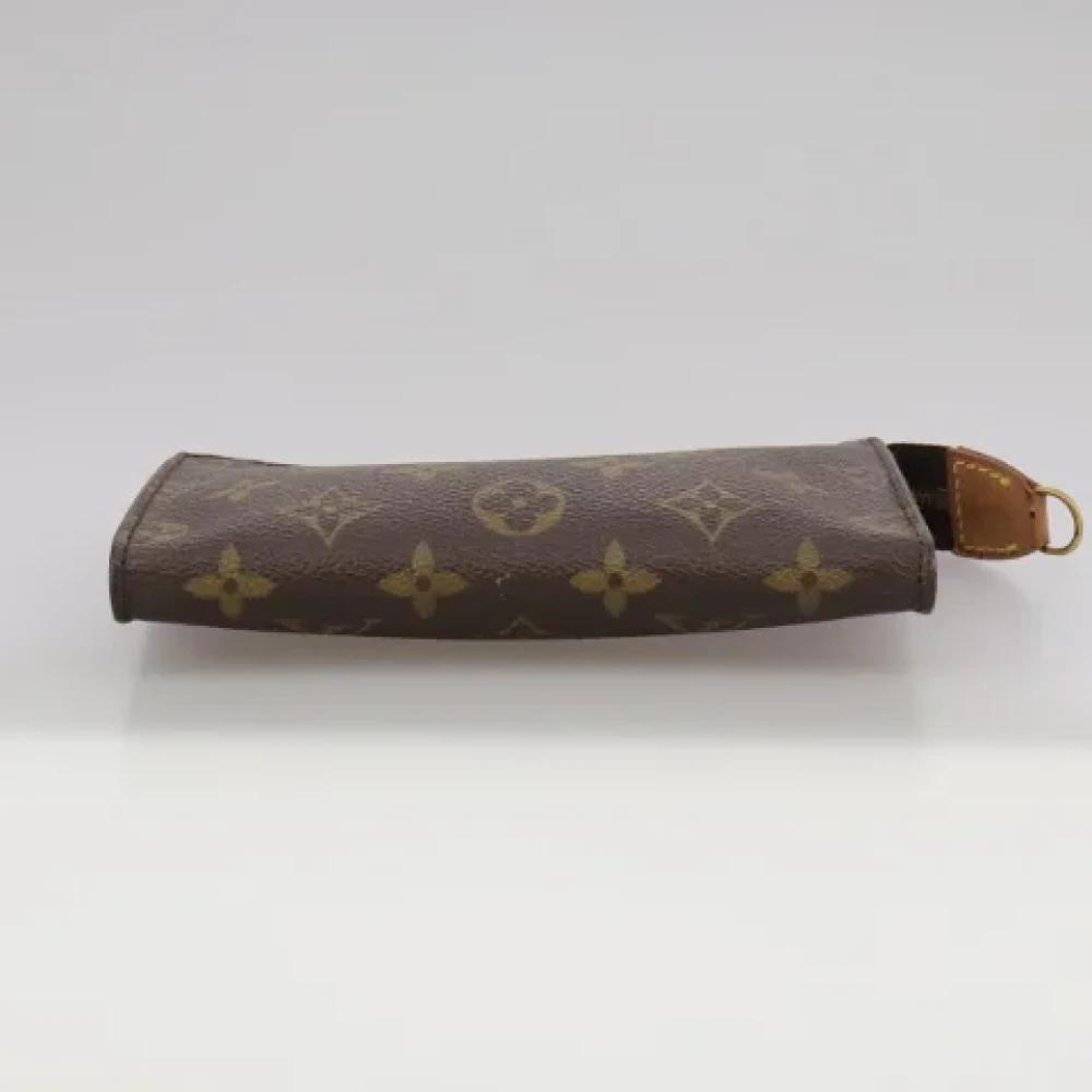 Louis Vuitton Vintage Pre-owned Canvas pouches Brown Dames