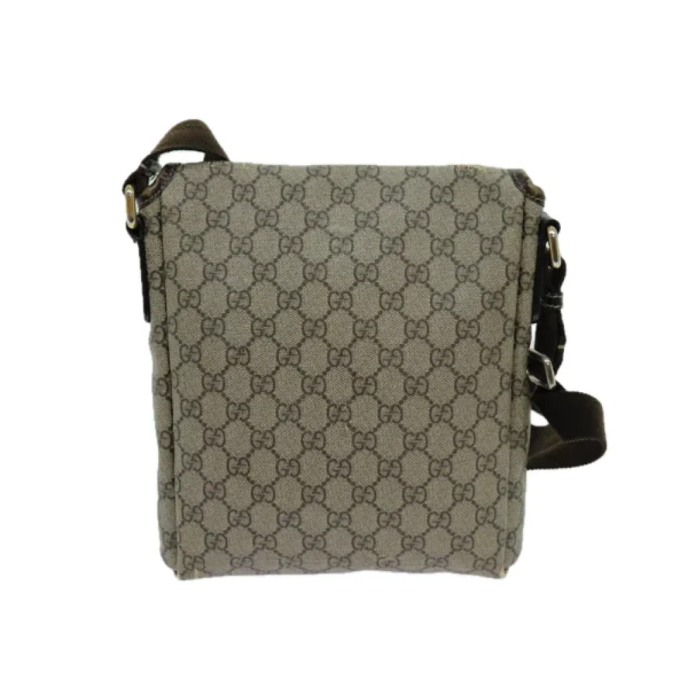 Gucci Vintage Pre-owned Canvas gucci-bags Beige Dames