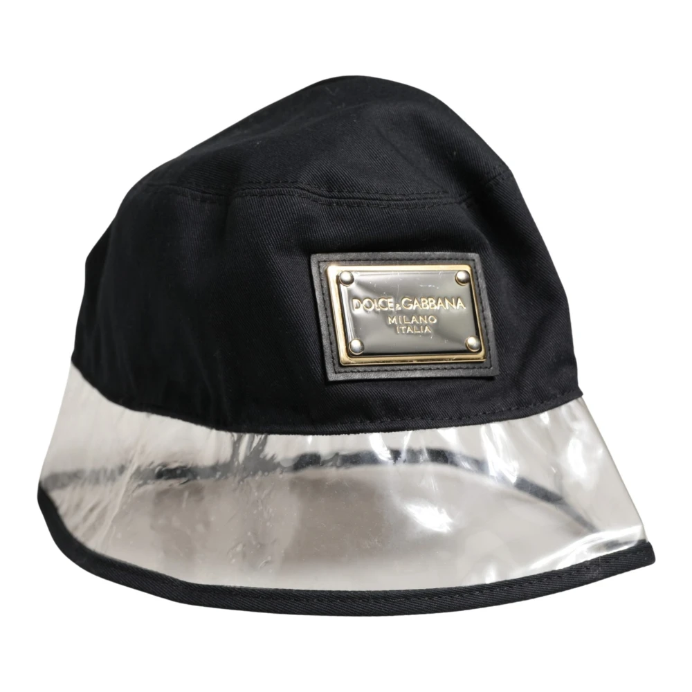 Dolce & Gabbana Unisex Black Fisherman Hat - Accessories - One Size - Accessories