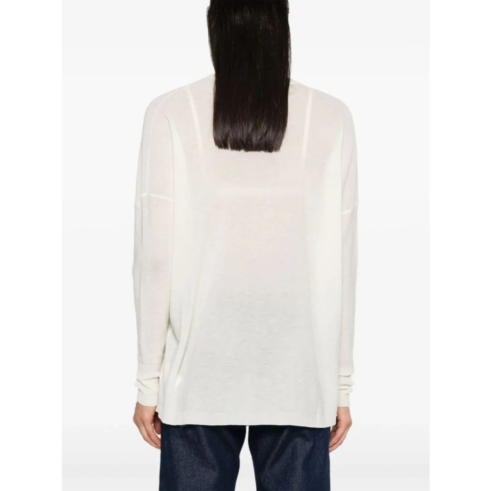 Fabiana Filippi Stijlvolle Dames Gebreide Collectie White Dames