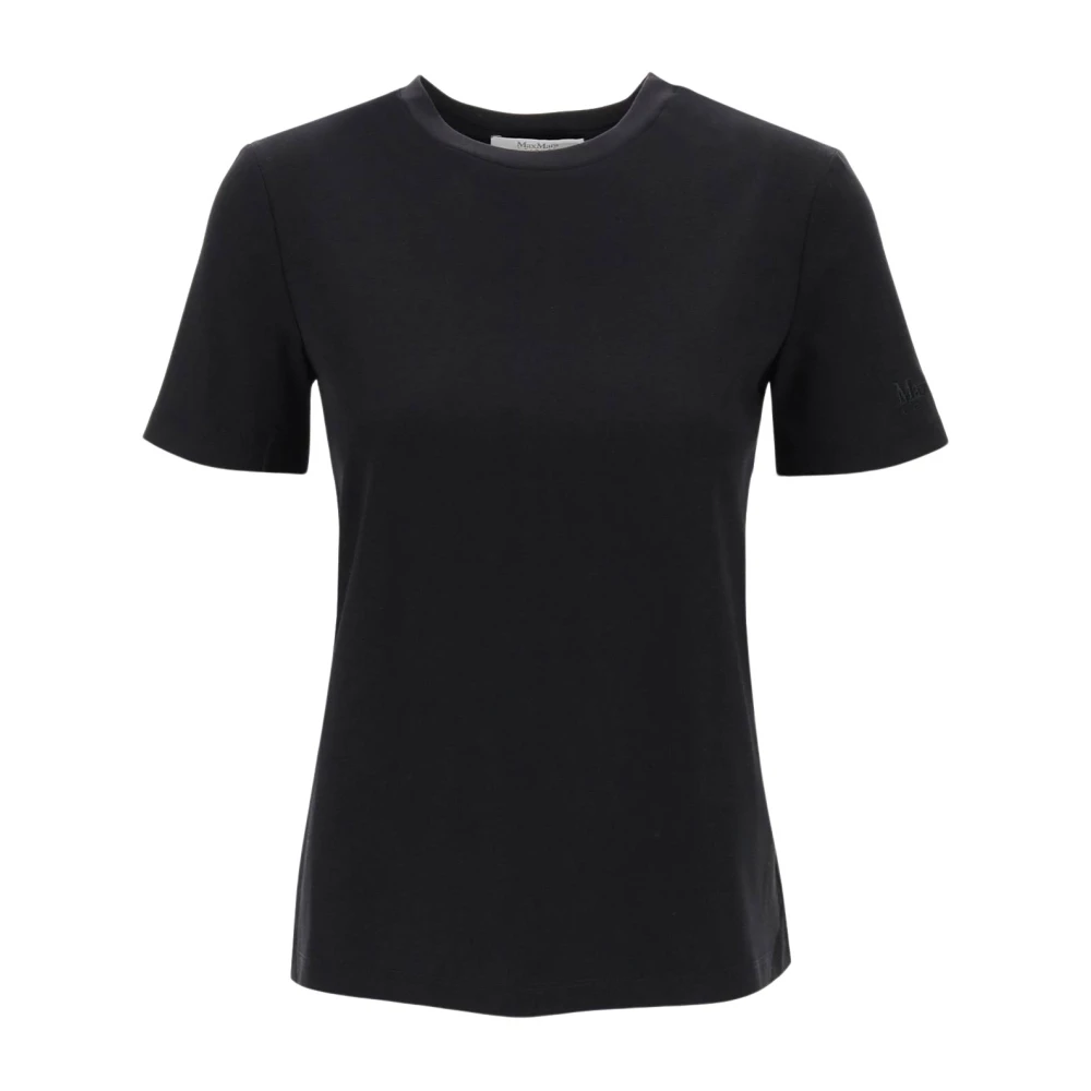 Max Mara Cosmo Ronde Hals T-Shirt Black Dames