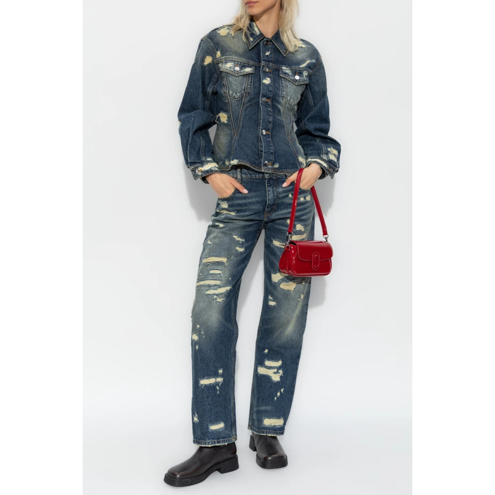 Marc Jacobs Jeans met distressing Blue Dames