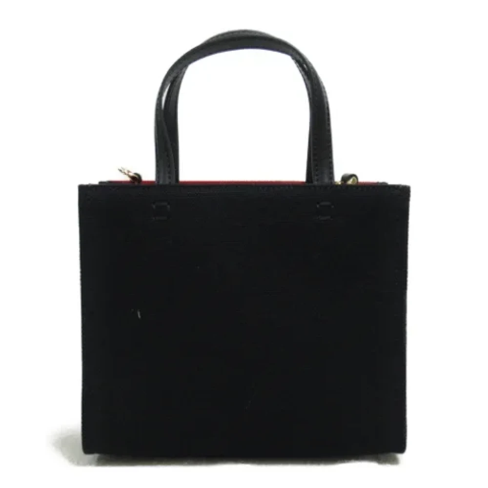 Givenchy Pre-owned Canvas shoulder-bags Black Dames