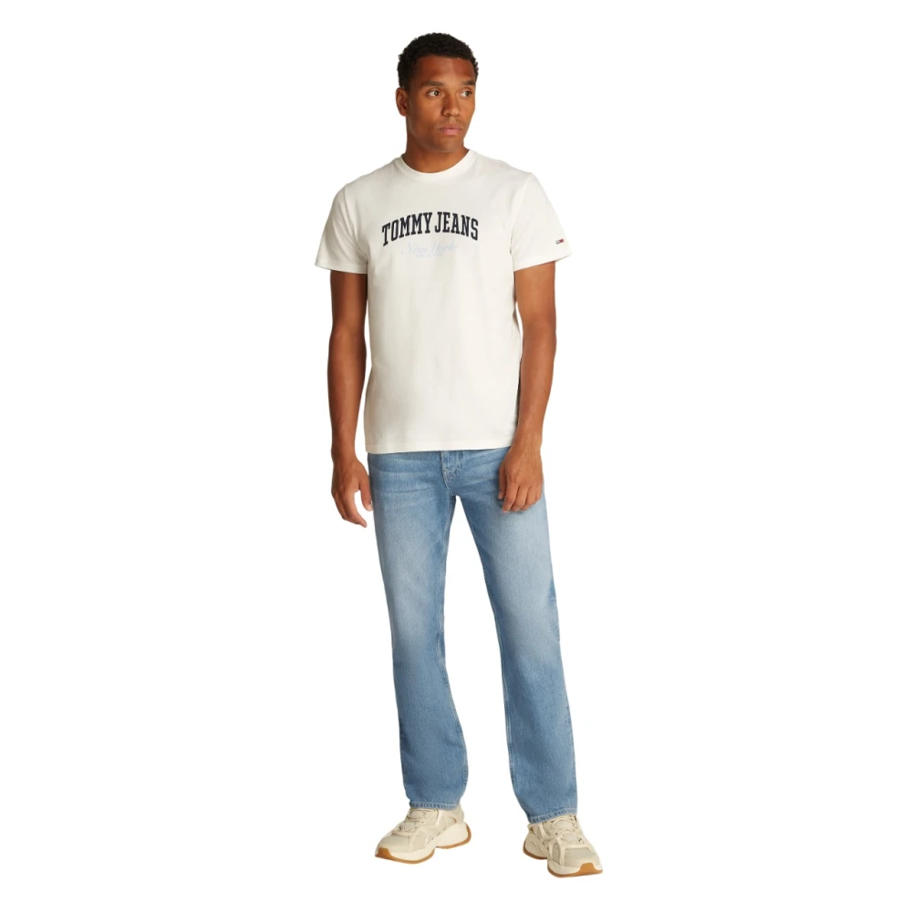 Tommy Jeans Blauwe Slim Fit Straight Leg Jeans Blue Heren
