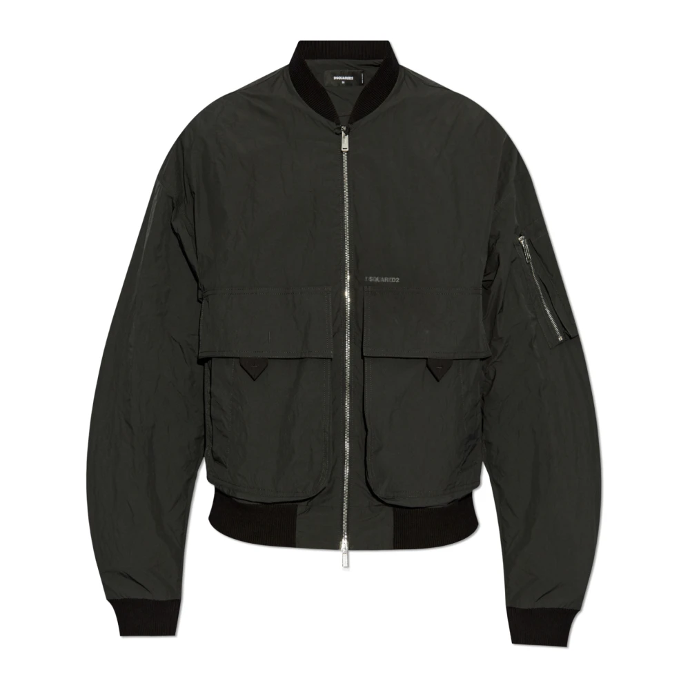 Dsquared2 Jas met logo Black Heren