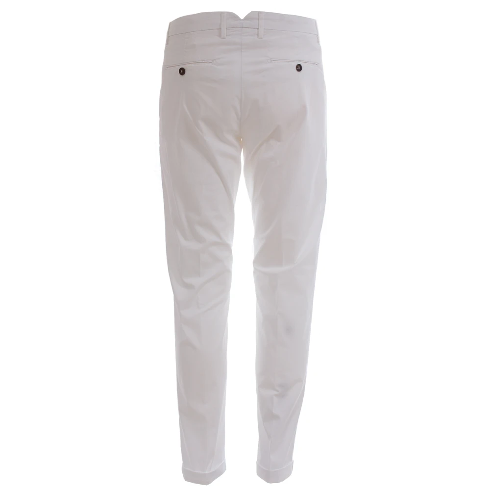 Siviglia Katoenen broek met norHeren pasvorm White Heren