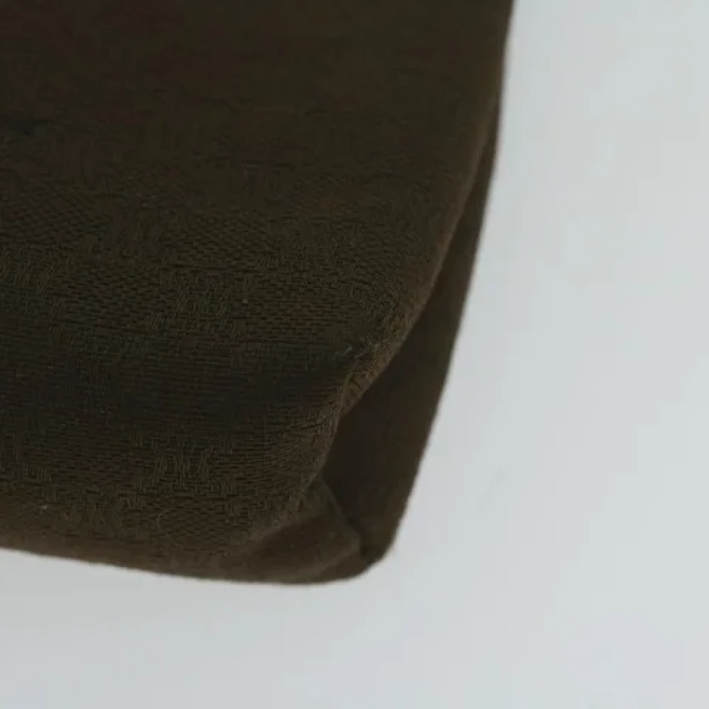 Celine Vintage Pre-owned Canvas clutches Brown Dames