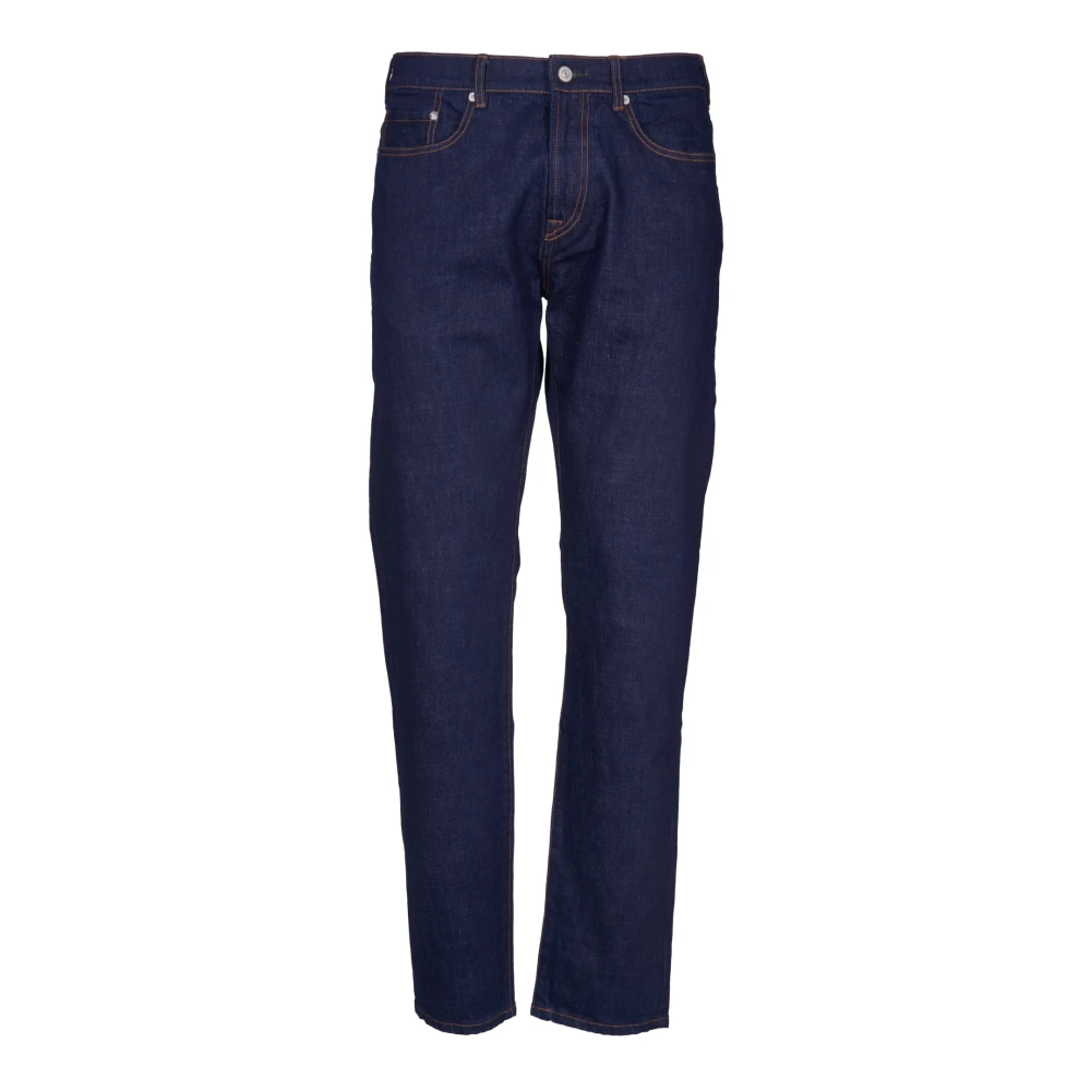 PS By Paul Smith Blauwe Stretch Katoenen Jeans Regular Fit Blue Heren