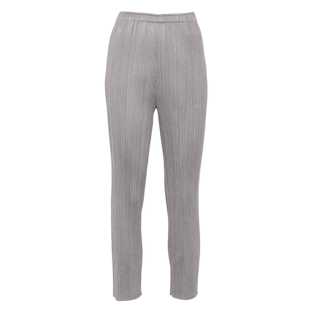 Issey Miyake Stijlvolle Casual Broeken voor Mannen Gray Dames