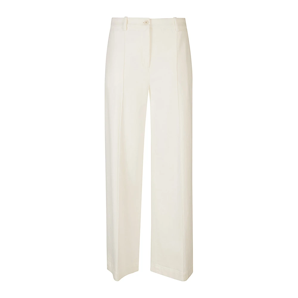 Eleventy Damen Weiß Hosen, Mgröße: