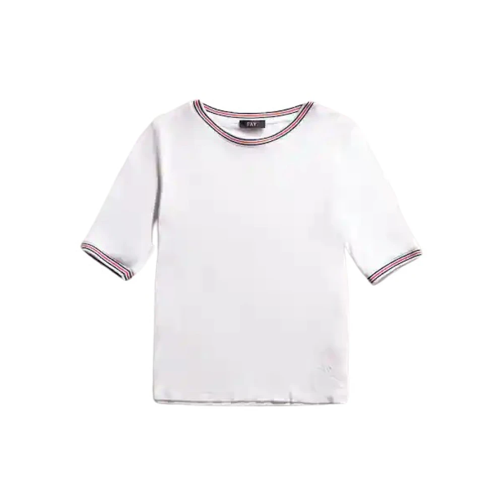 Fay Witte T-shirts en Polos White Dames