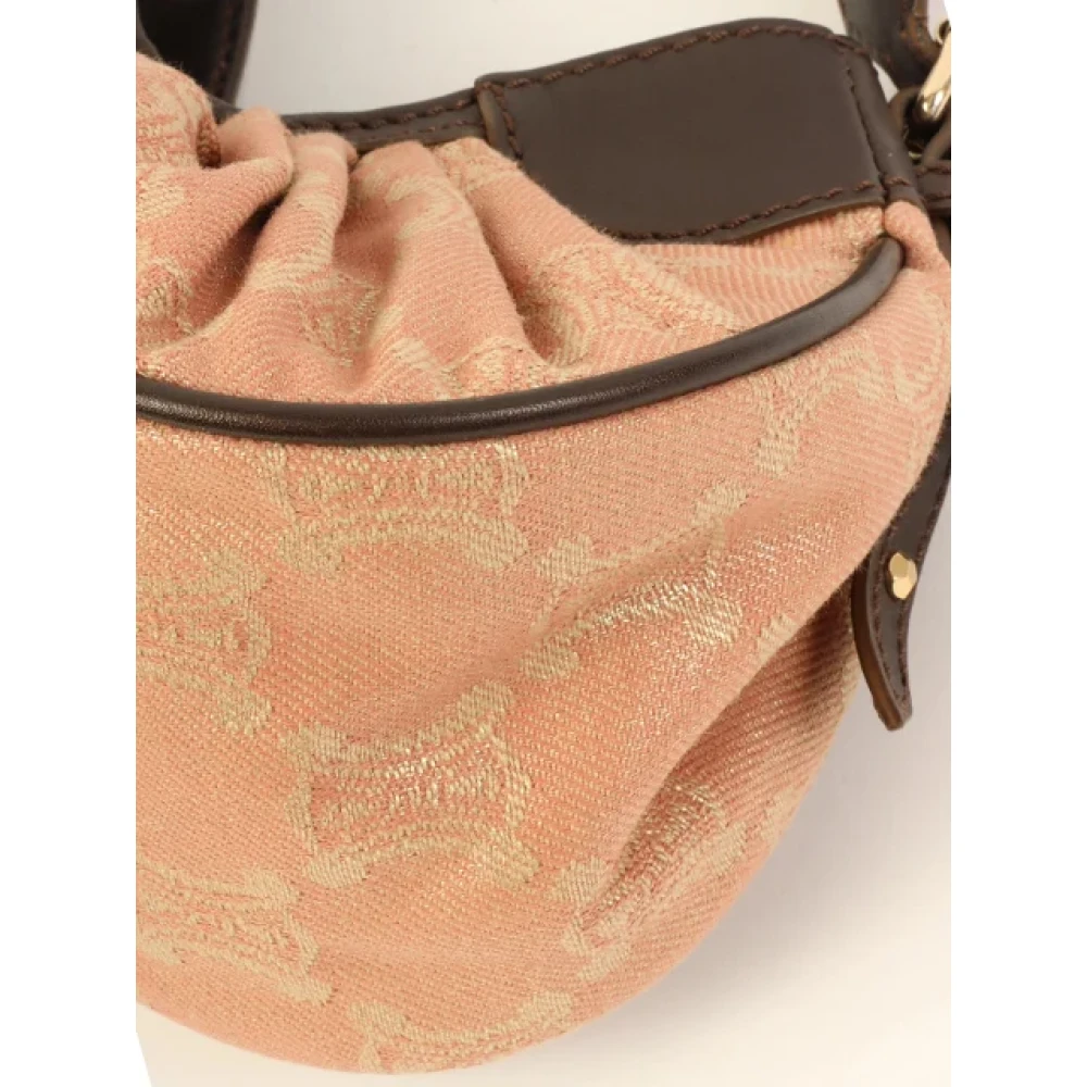 Celine Vintage Pre-owned Fabric handbags Pink Dames