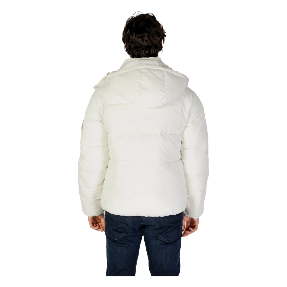 Calvin Klein Jeans Herenjassen Collectie: Herfst Winter White Heren