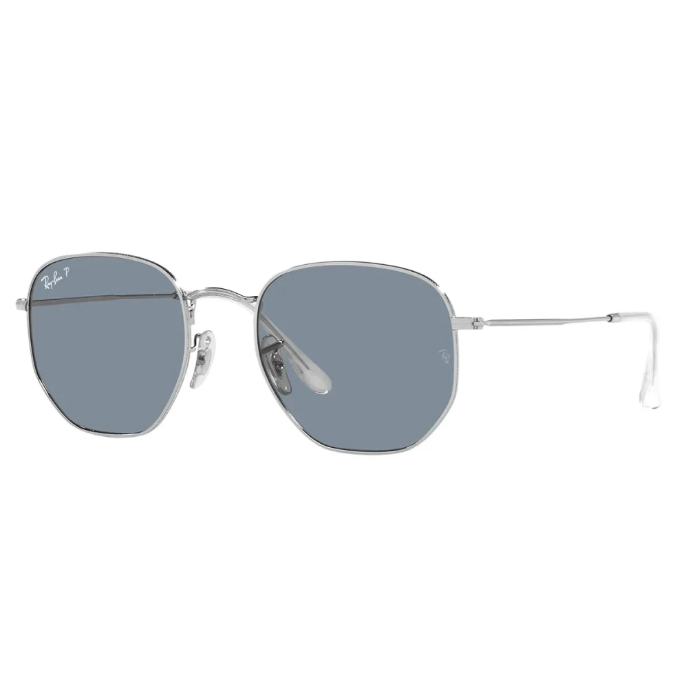 Ray-Ban Unisex Gray Hexagonal Polarized Sunglasses Rb3548n Medium