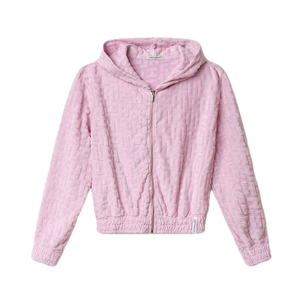 Hinnominate Roze Hoodie Set voor Vrouwen Pink Dames