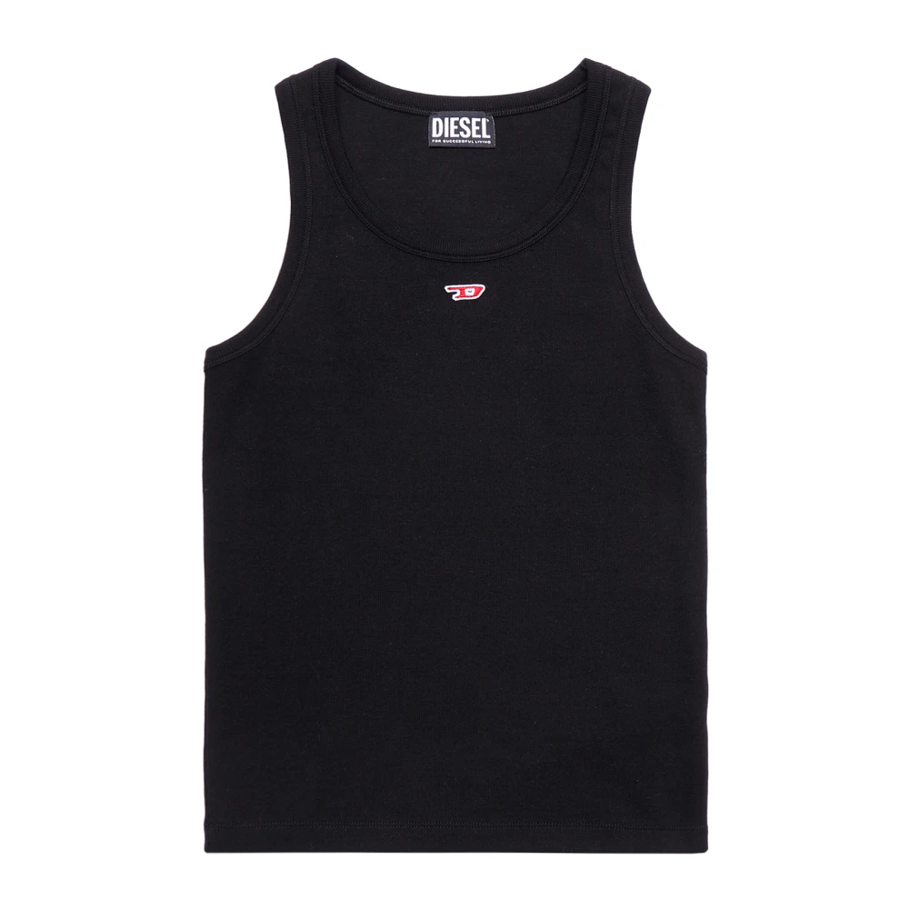 Diesel Donna Nero Top, Xs, New,