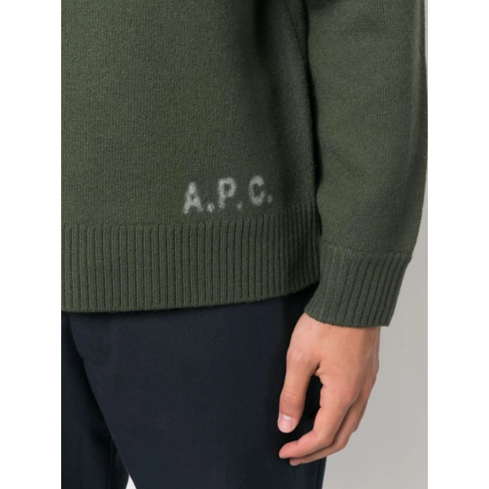 A.p.c. Donkergroene Walter Coltrui Green Heren